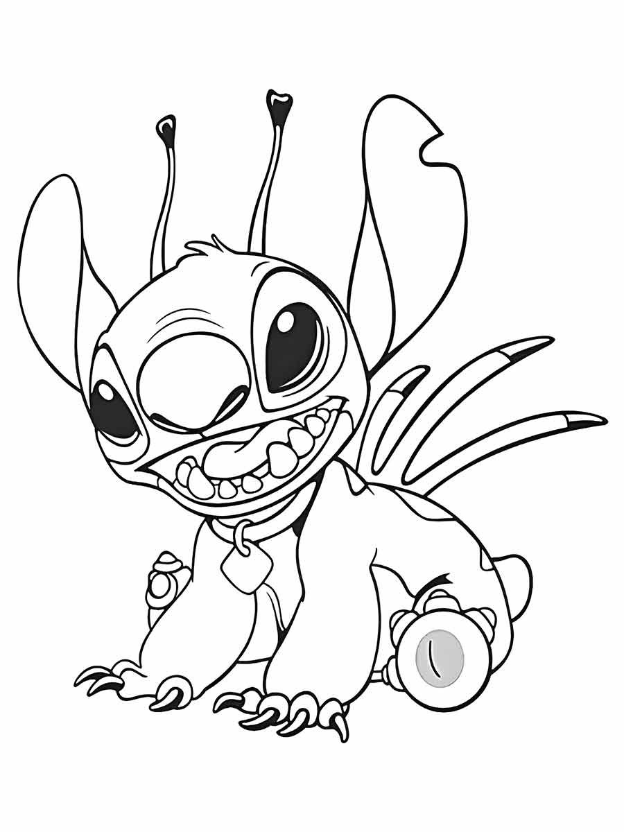 lilo stitch para colorir 37