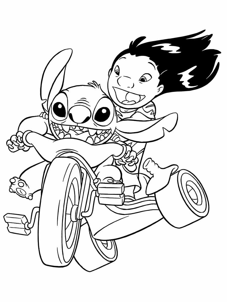 lilo stitch para colorir 6