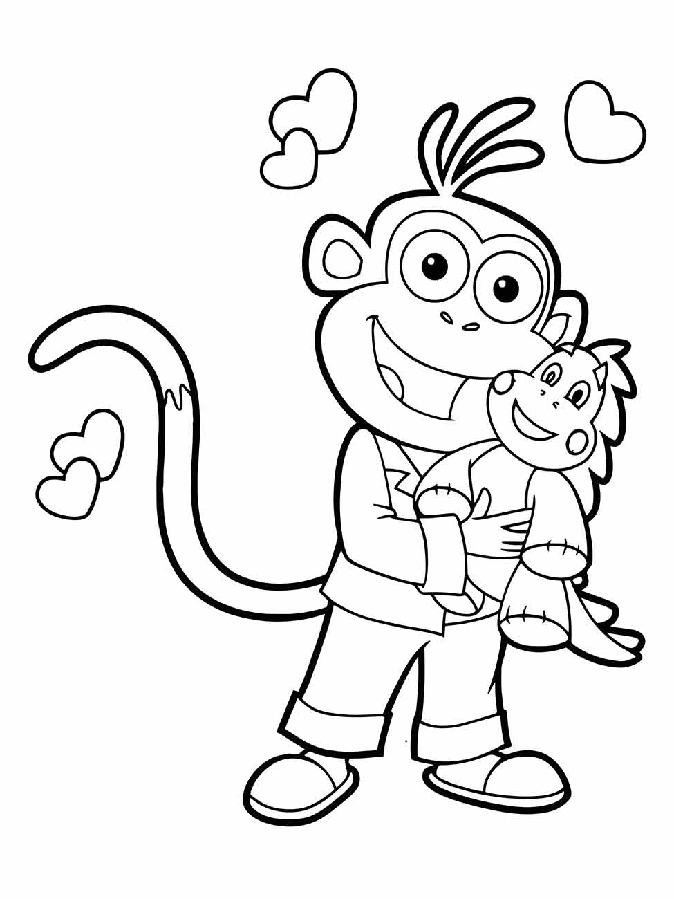 macaco para colorir 10