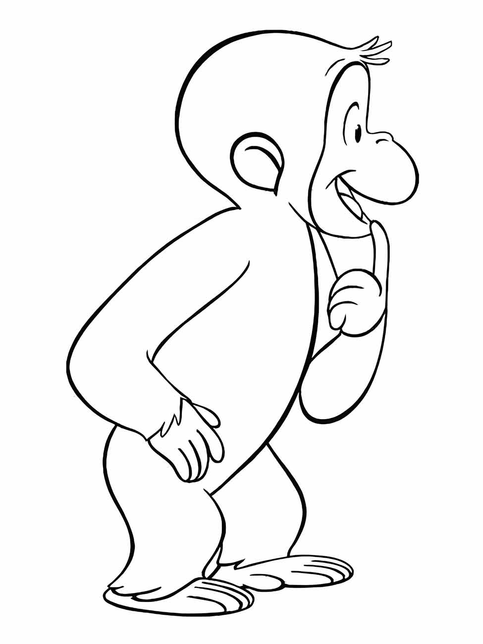 macaco para colorir 12