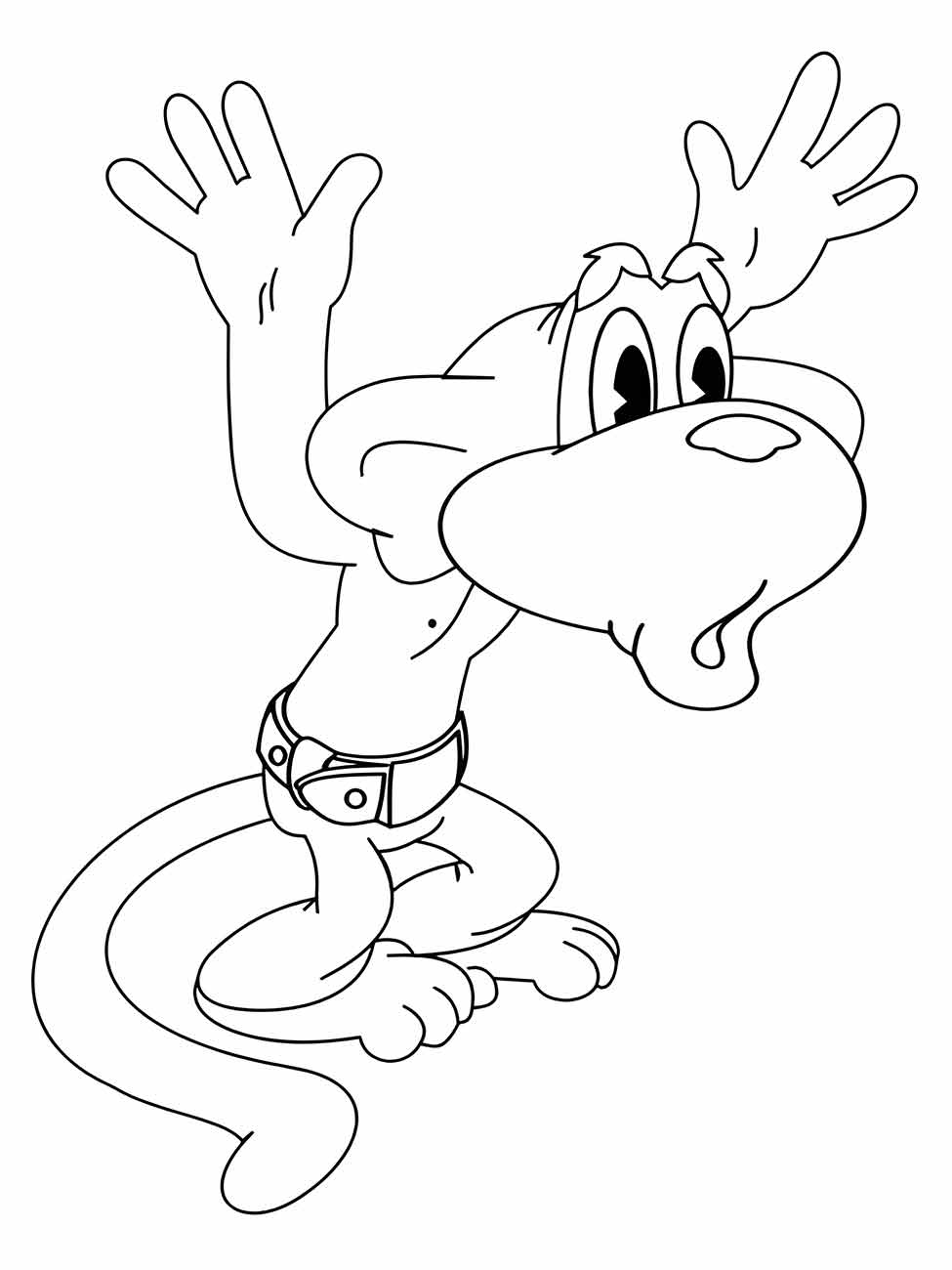 macaco para colorir 14