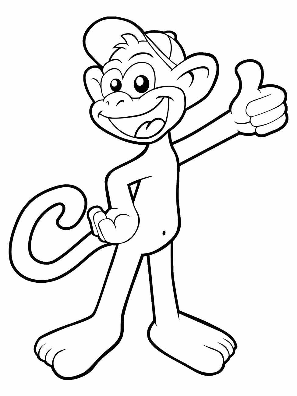 macaco para colorir 15