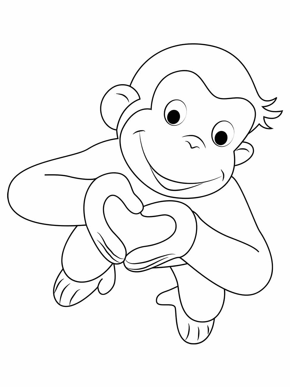 macaco para colorir 16