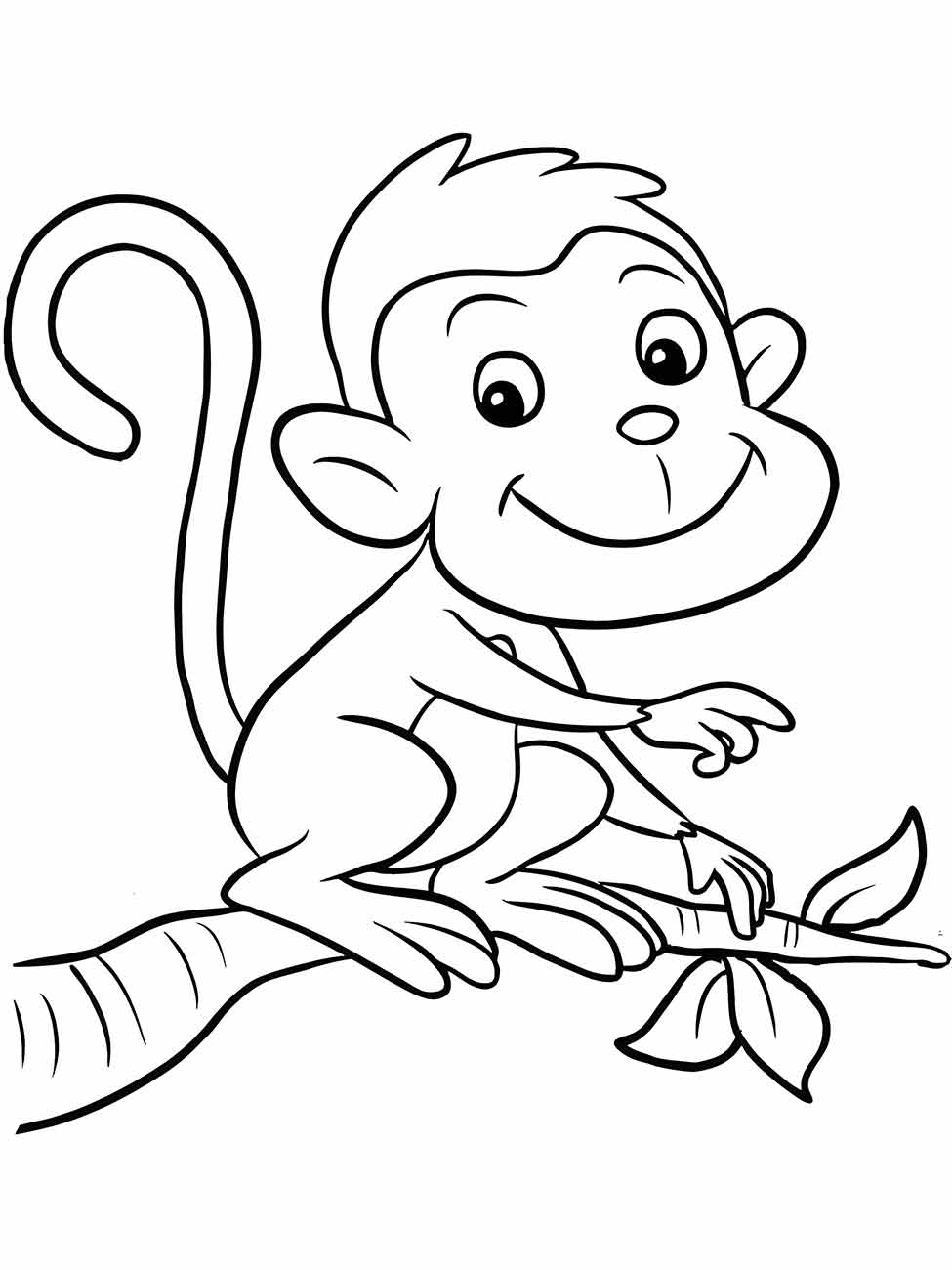 macaco para colorir 18