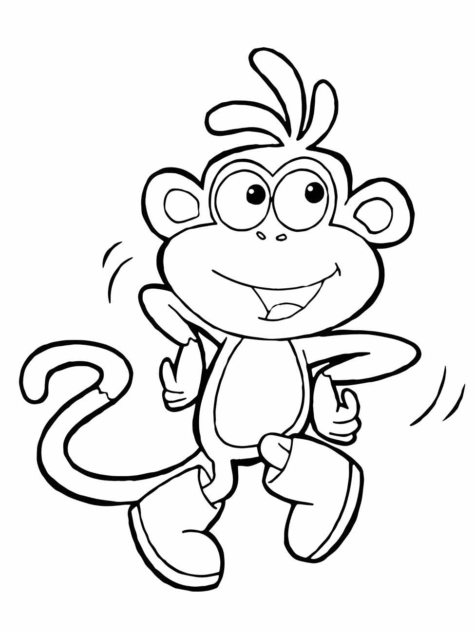 macaco para colorir 21