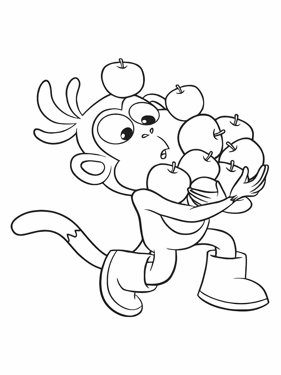 macaco para colorir 22