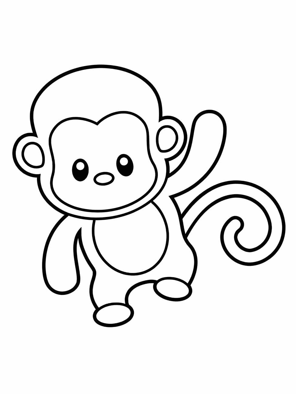 macaco para colorir 23