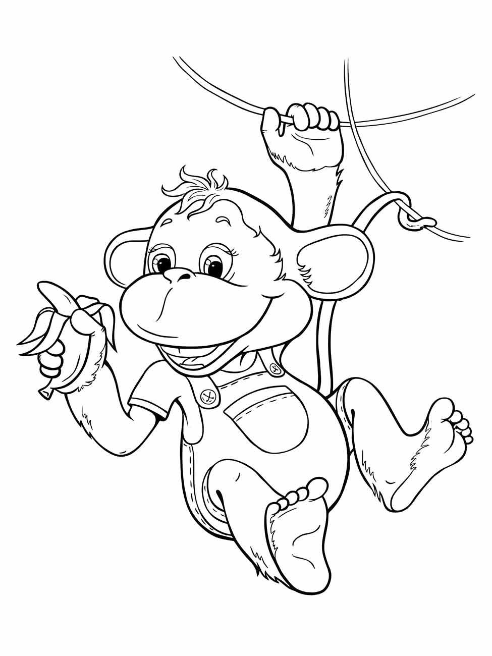 macaco para colorir 25