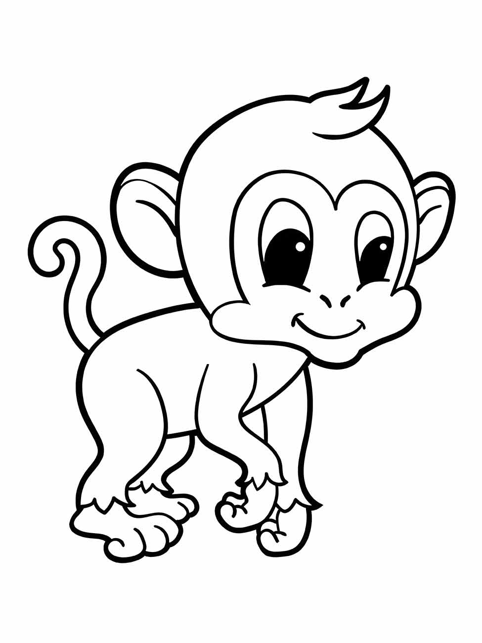 macaco para colorir 27