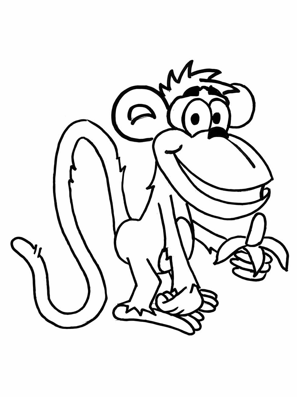 macaco para colorir 29