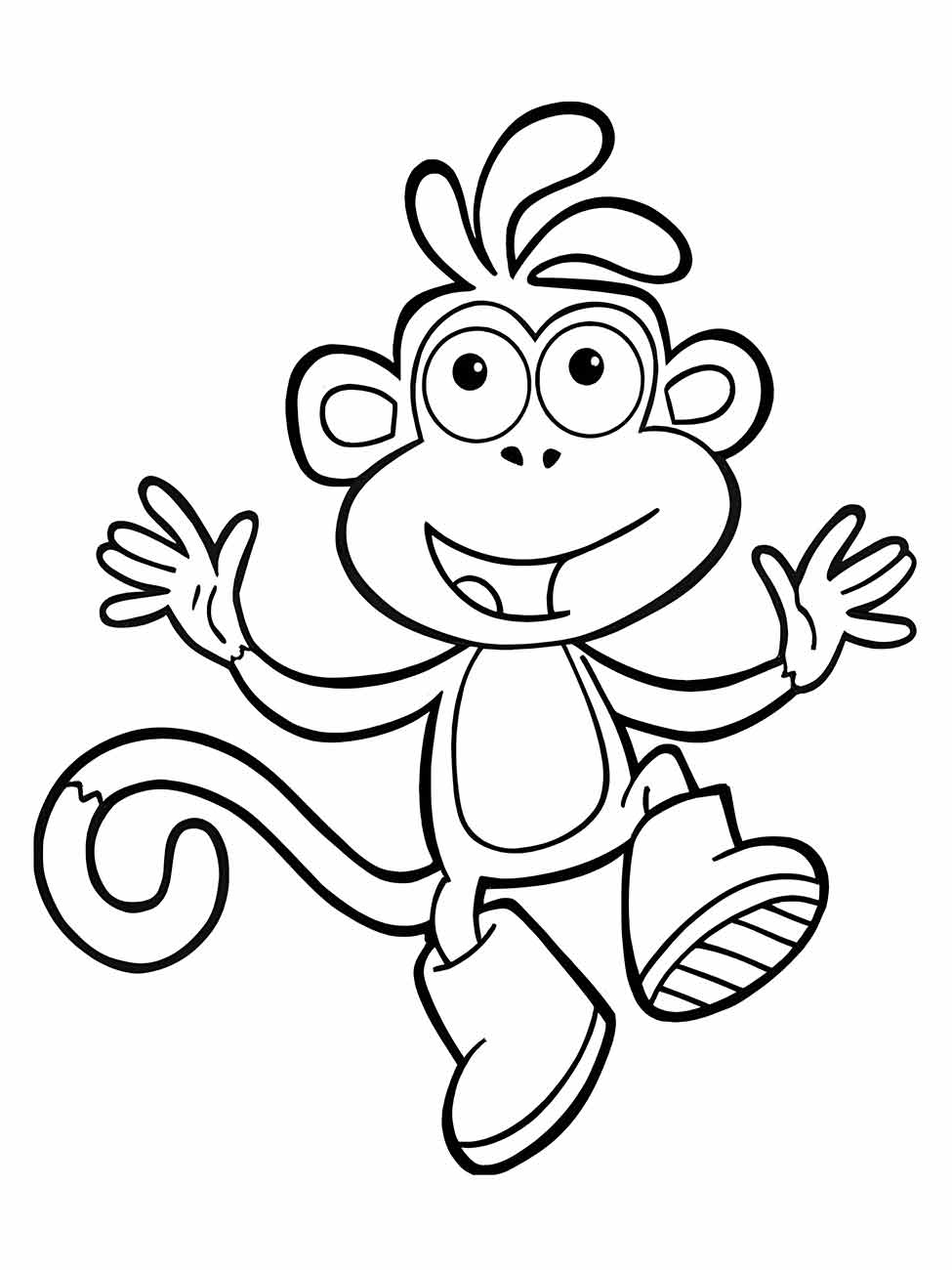 macaco para colorir 30