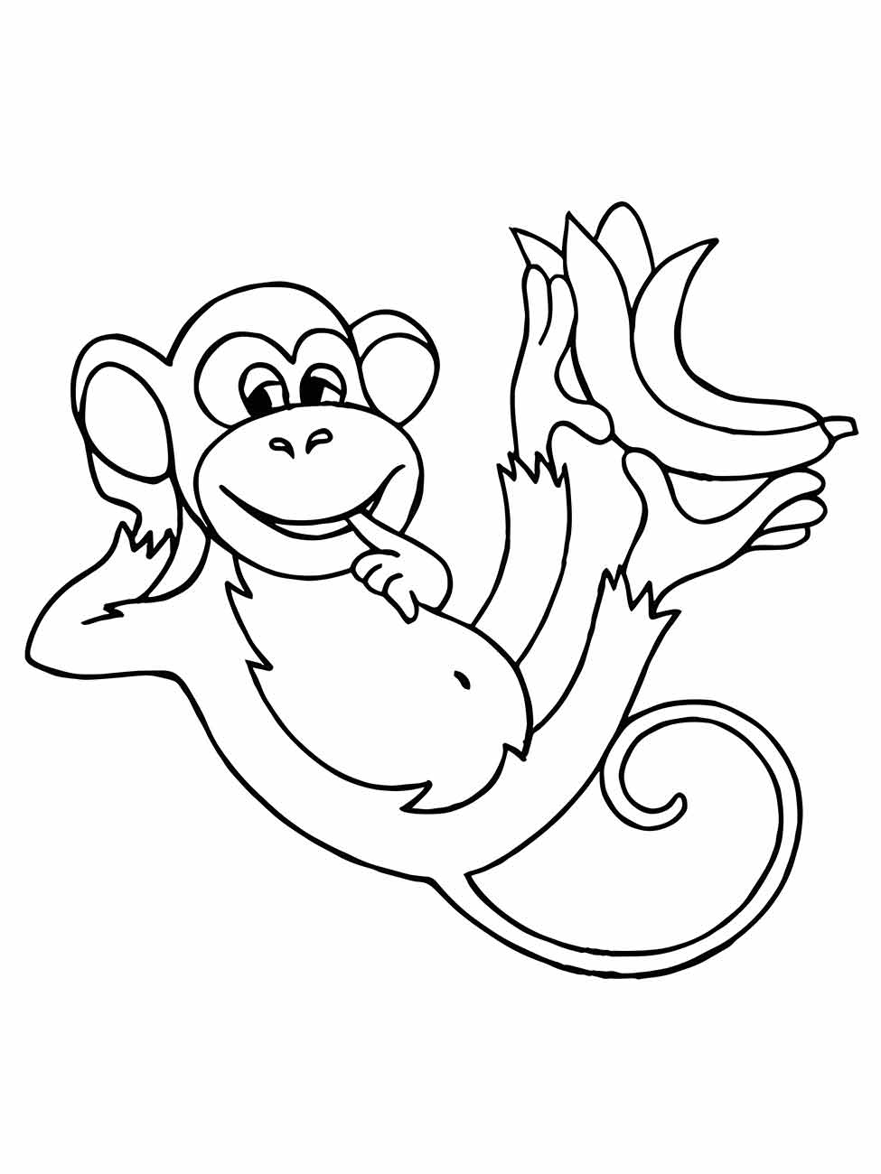 macaco para colorir 33