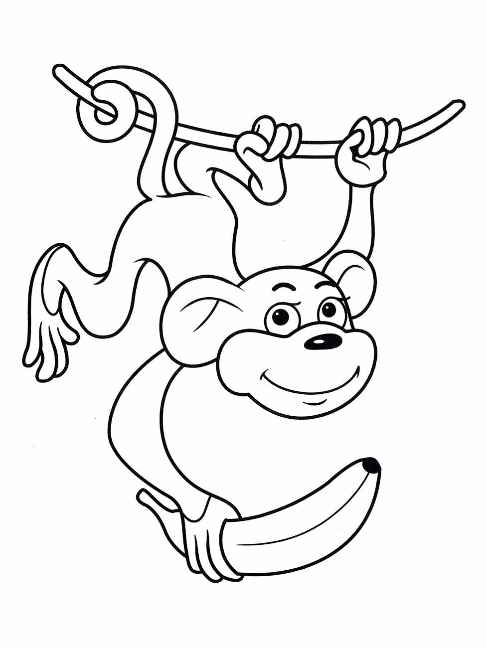 macaco para colorir 37