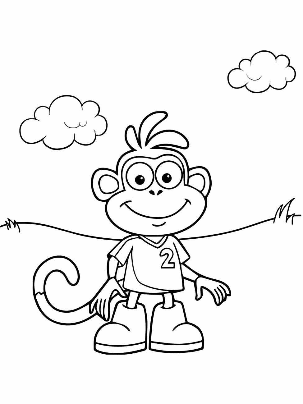 macaco para colorir 38