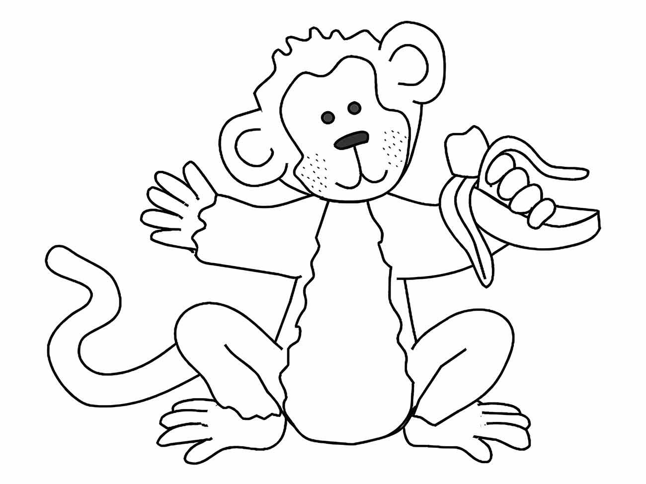 macaco para colorir 44