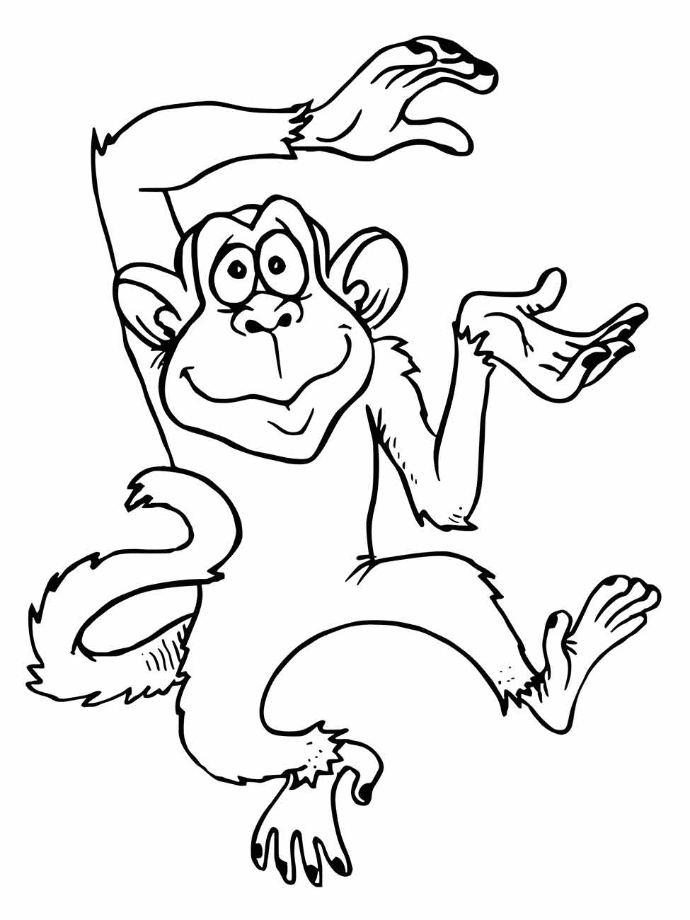 macaco para colorir 48