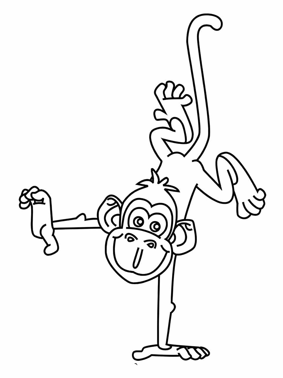 macaco para colorir 55