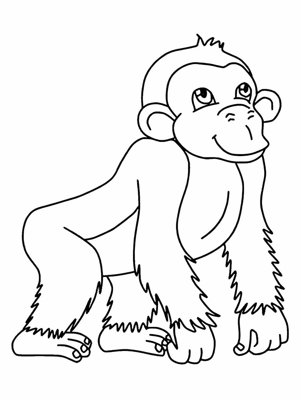 macaco para colorir 56