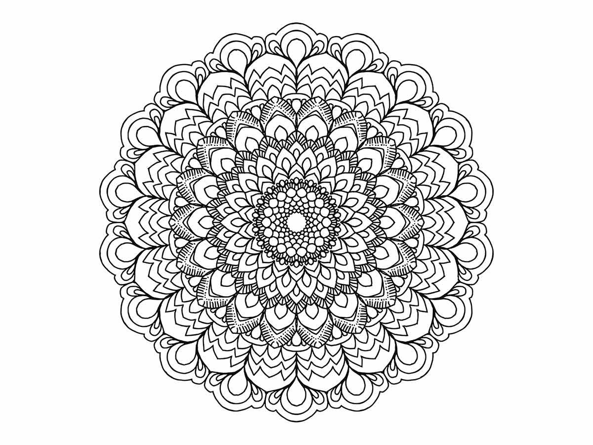 mandala para colorir 1