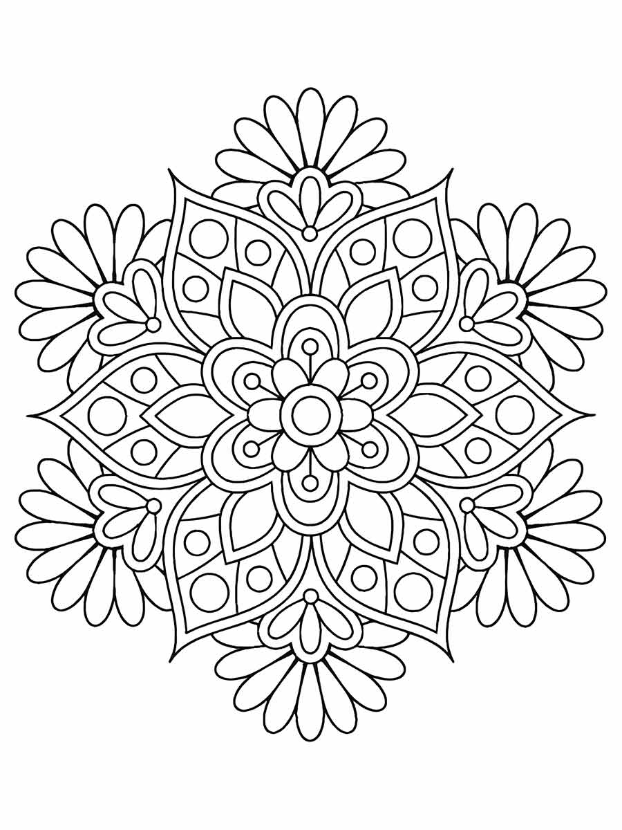 mandala para colorir 13