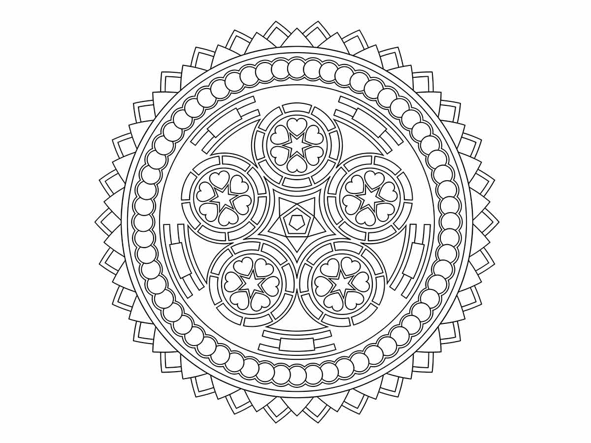 mandala para colorir 15