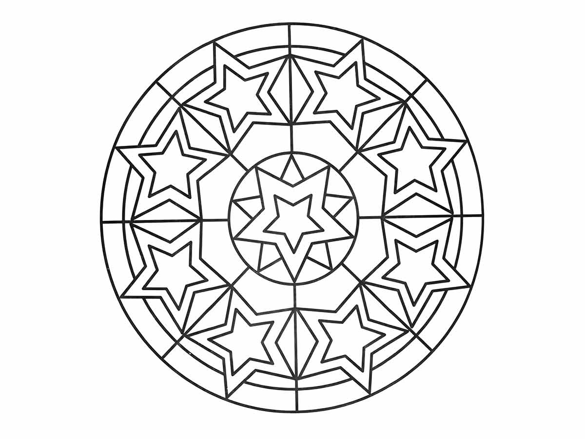 mandala para colorir 2