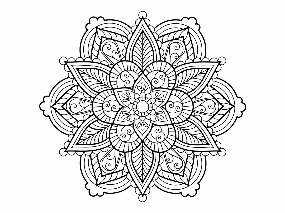 mandala para colorir 3