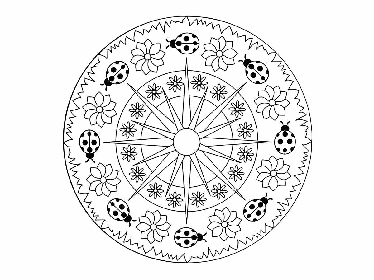 mandala para colorir 5