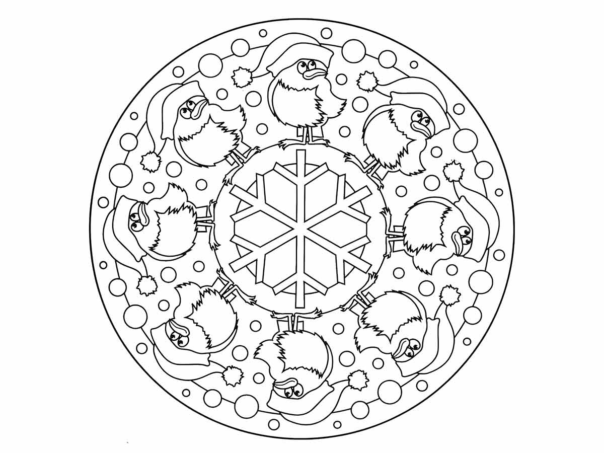 mandala para colorir 6