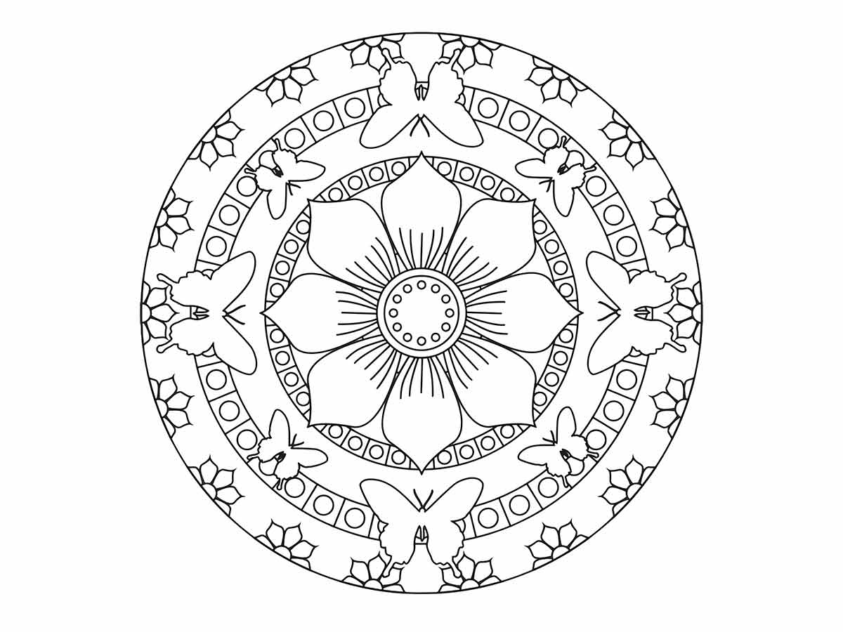 mandala para colorir 7