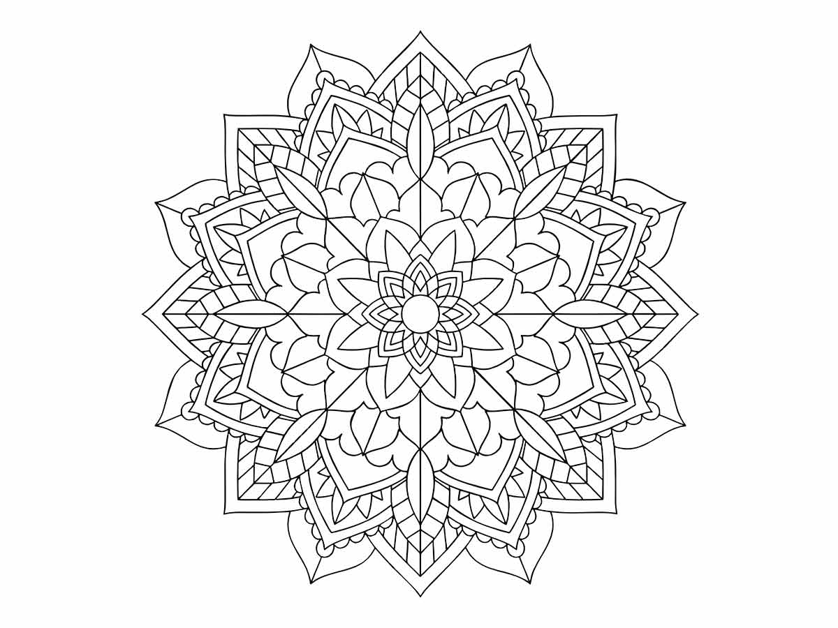 mandala para colorir 8