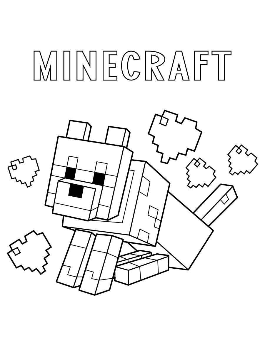 minecraft para colorir 12