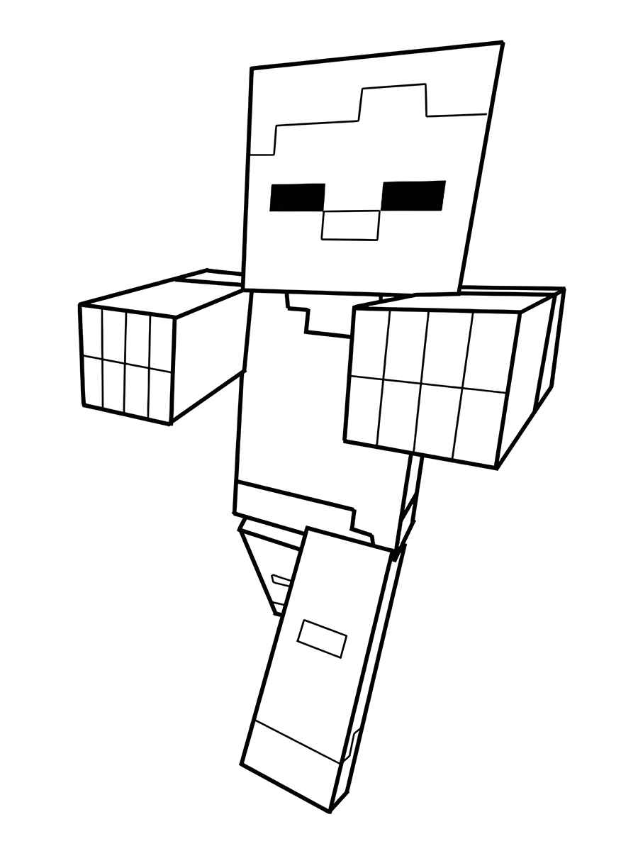 minecraft para colorir 17