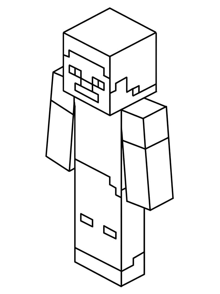 minecraft para colorir 20