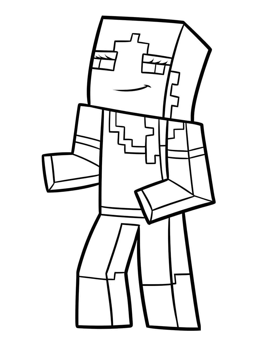 minecraft para colorir 21