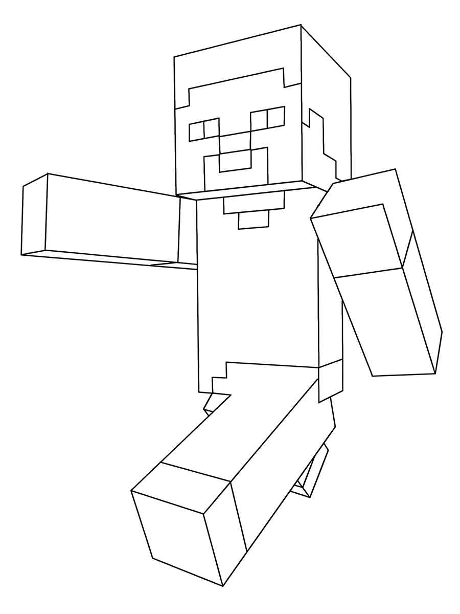 minecraft para colorir 29