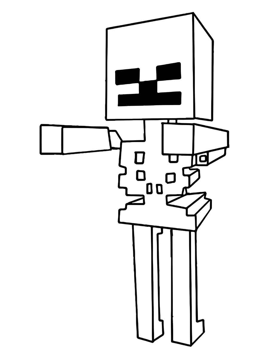 minecraft para colorir 3