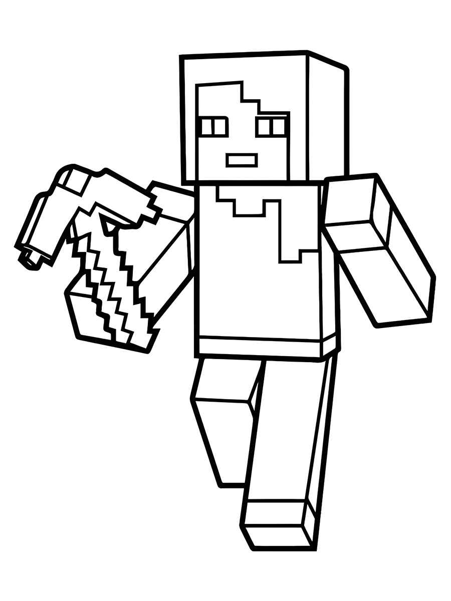 minecraft para colorir 32