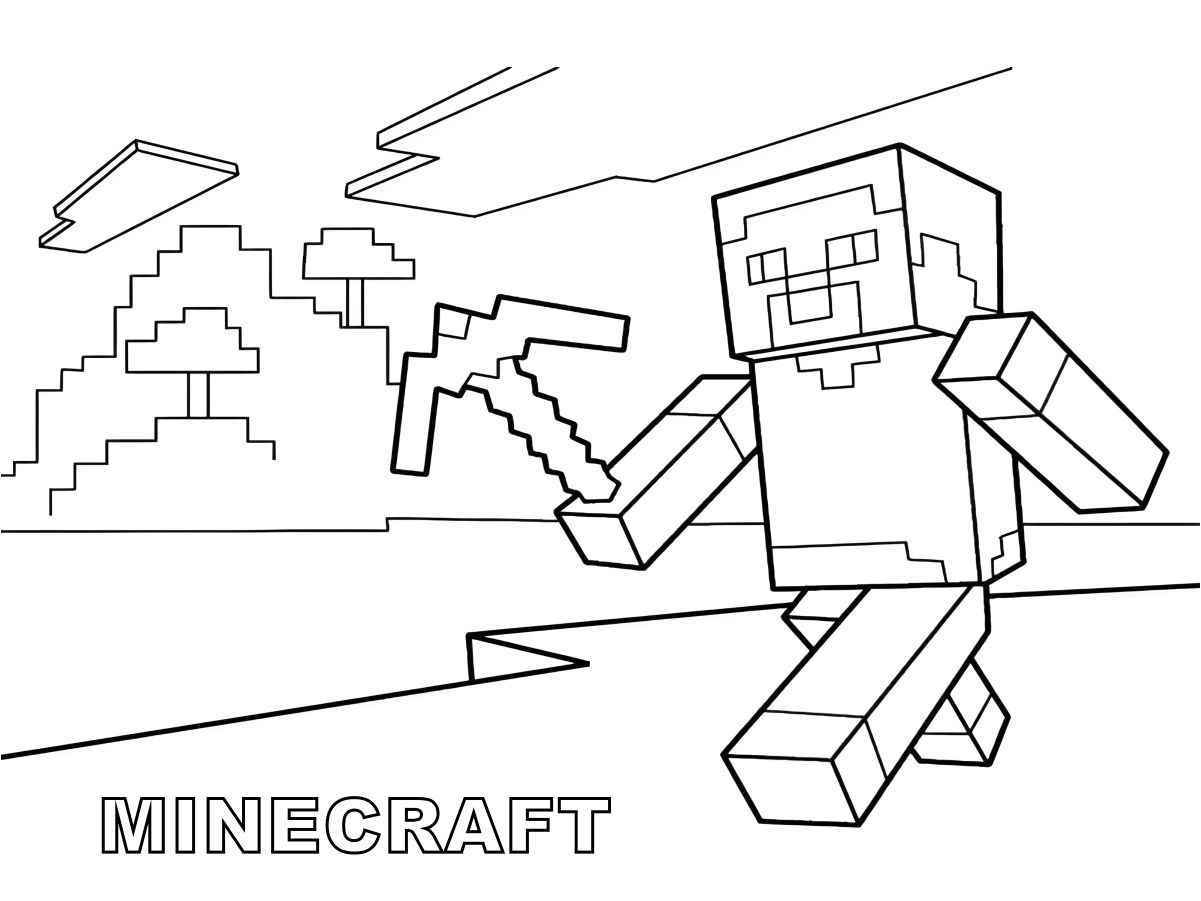 minecraft para colorir 37