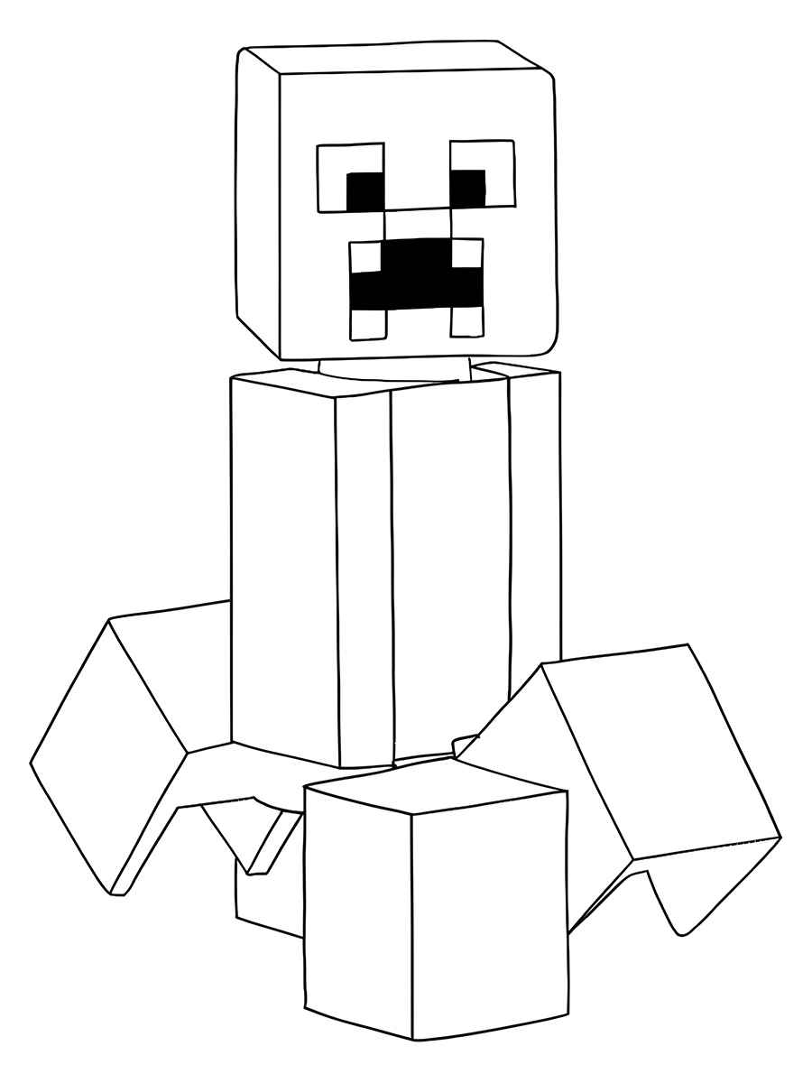 minecraft para colorir 45