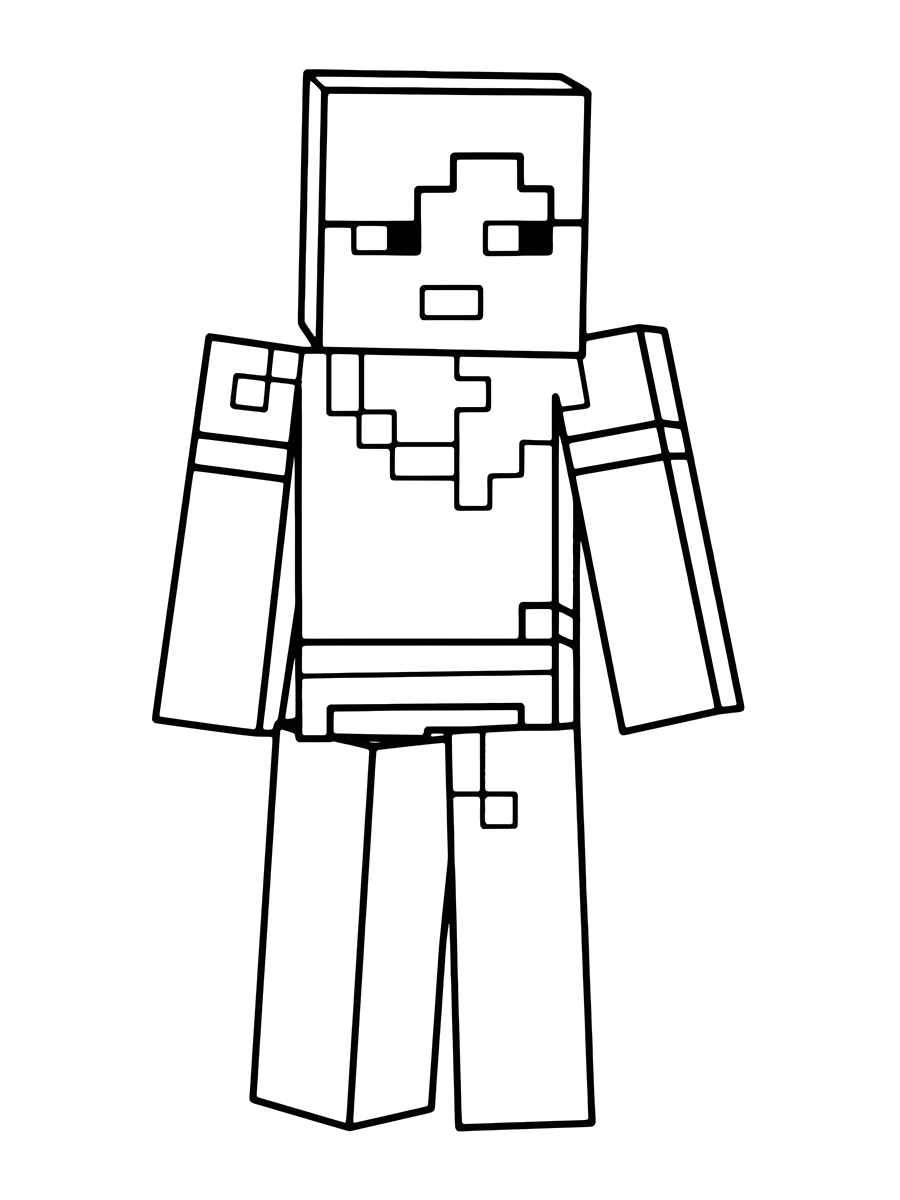 minecraft para colorir 48