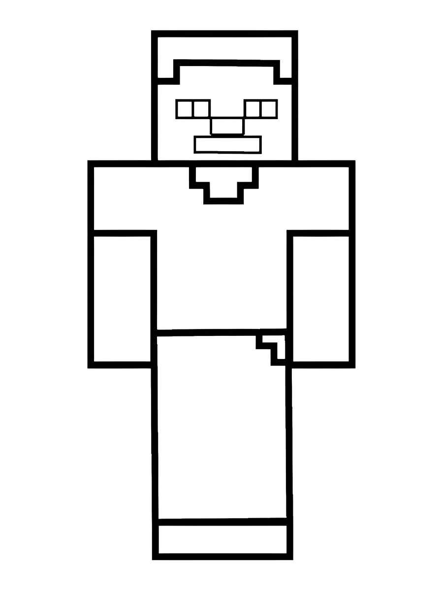 minecraft para colorir 49