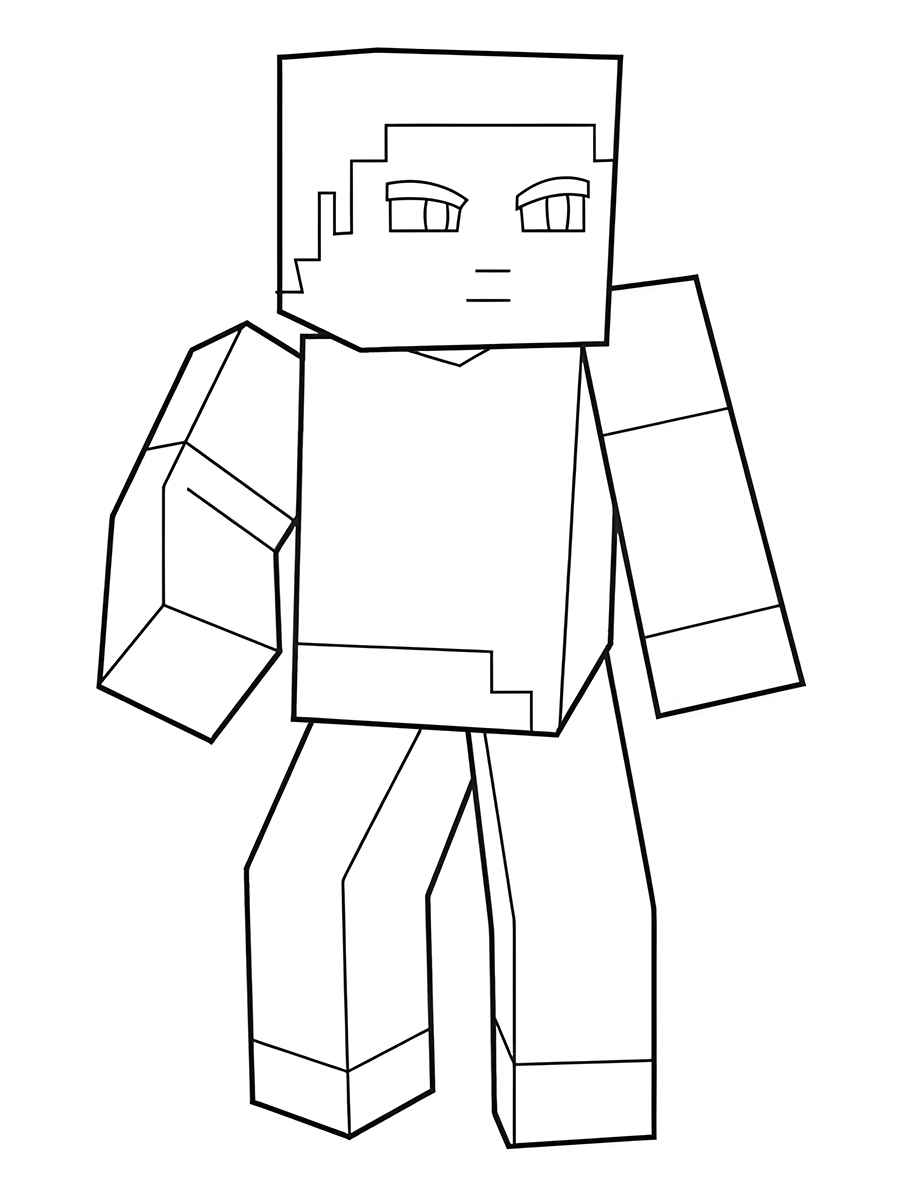 minecraft para colorir 50