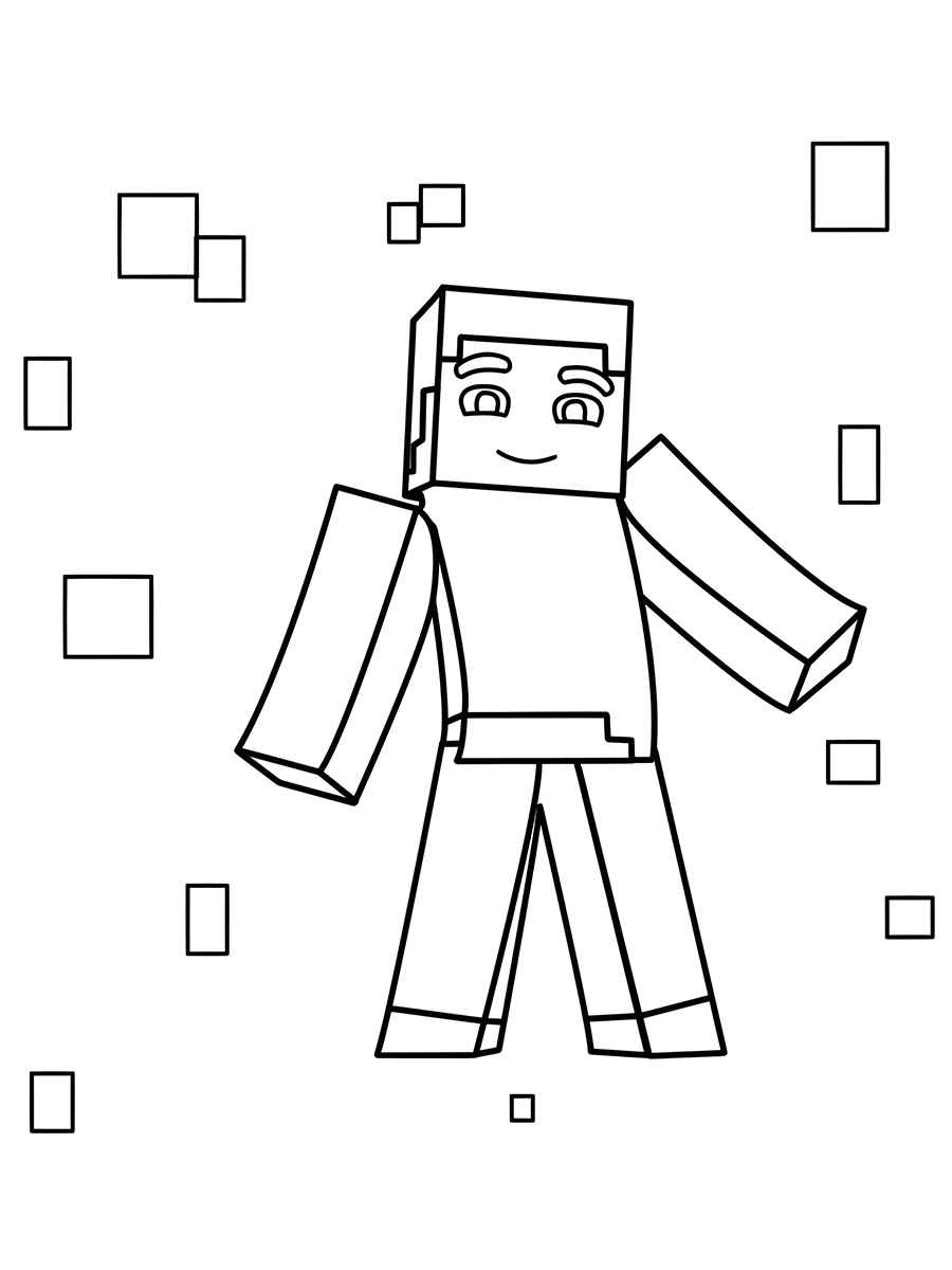 minecraft para colorir 52