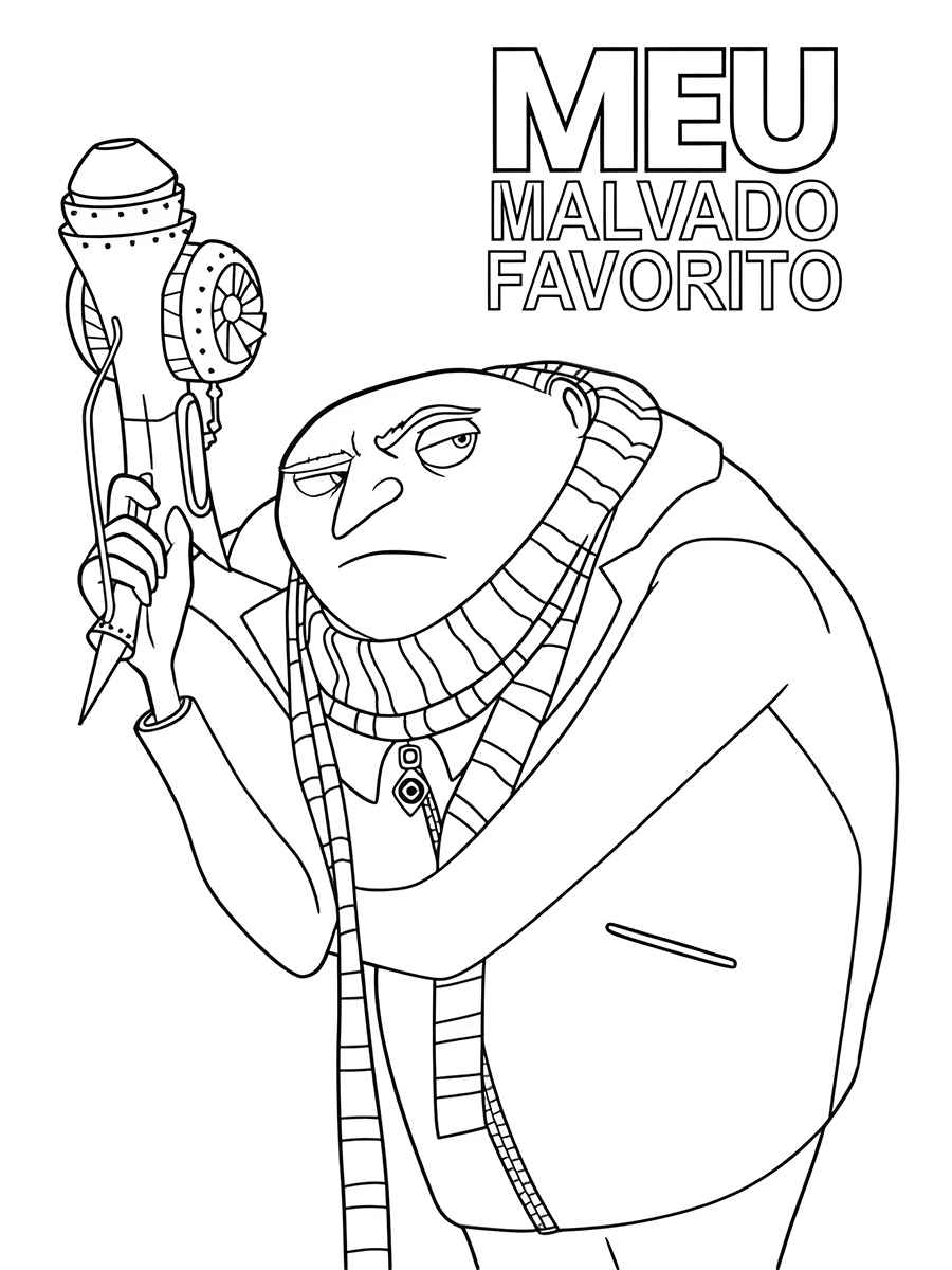 minions meu malvado favorito para colorir 90