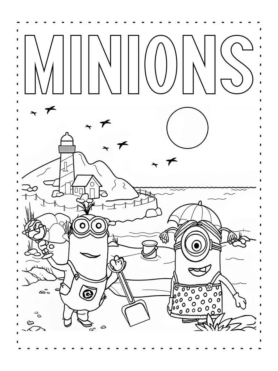 minions para colorir 15