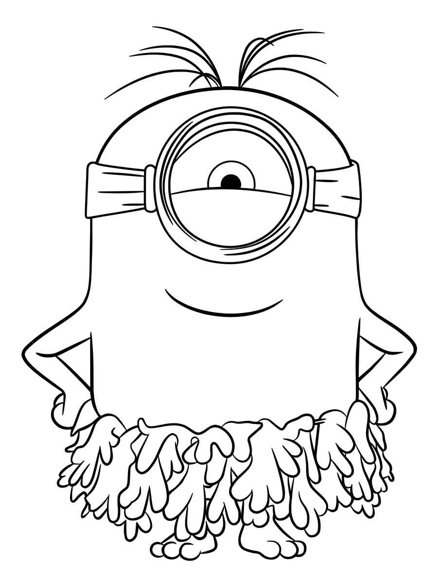 minions para colorir 17