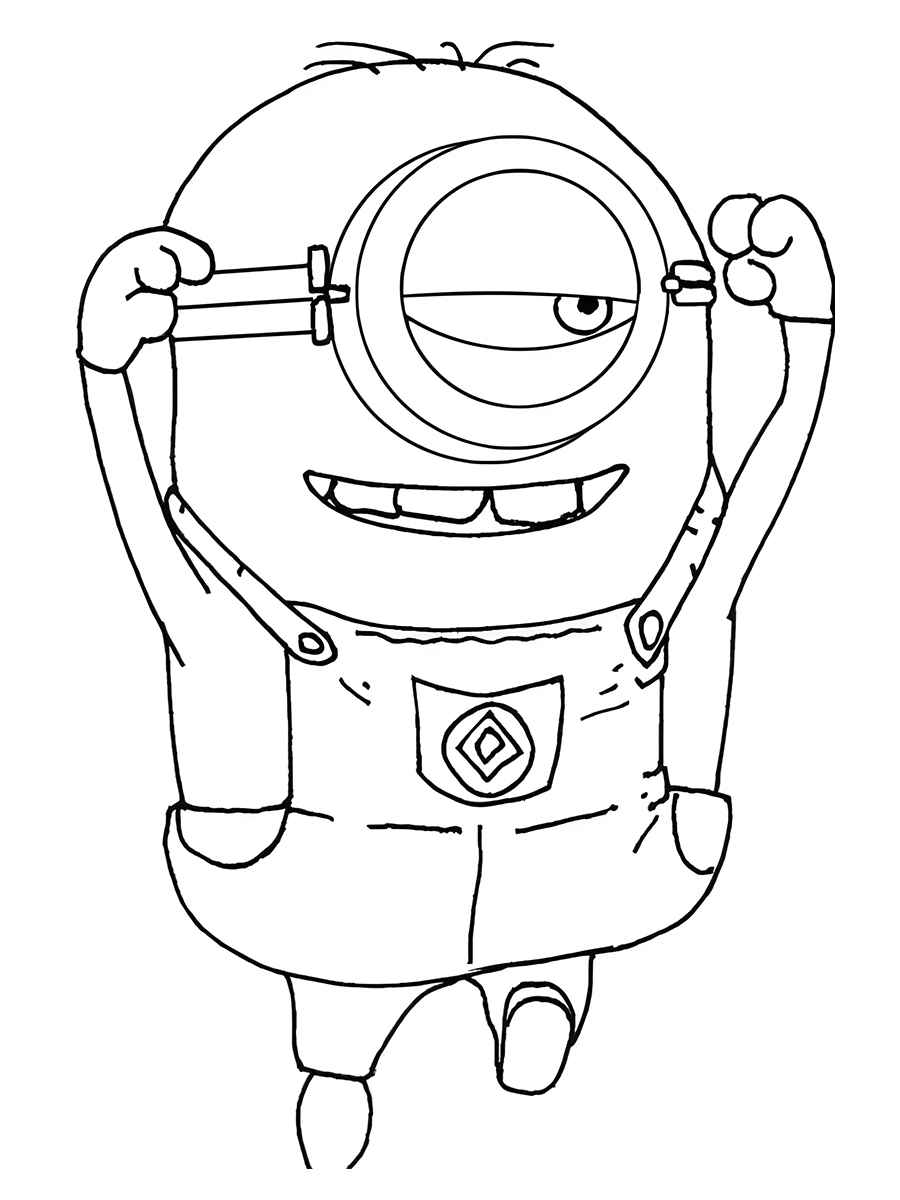 minions para colorir 18