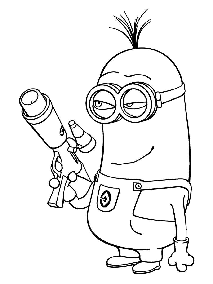 minions para colorir 2