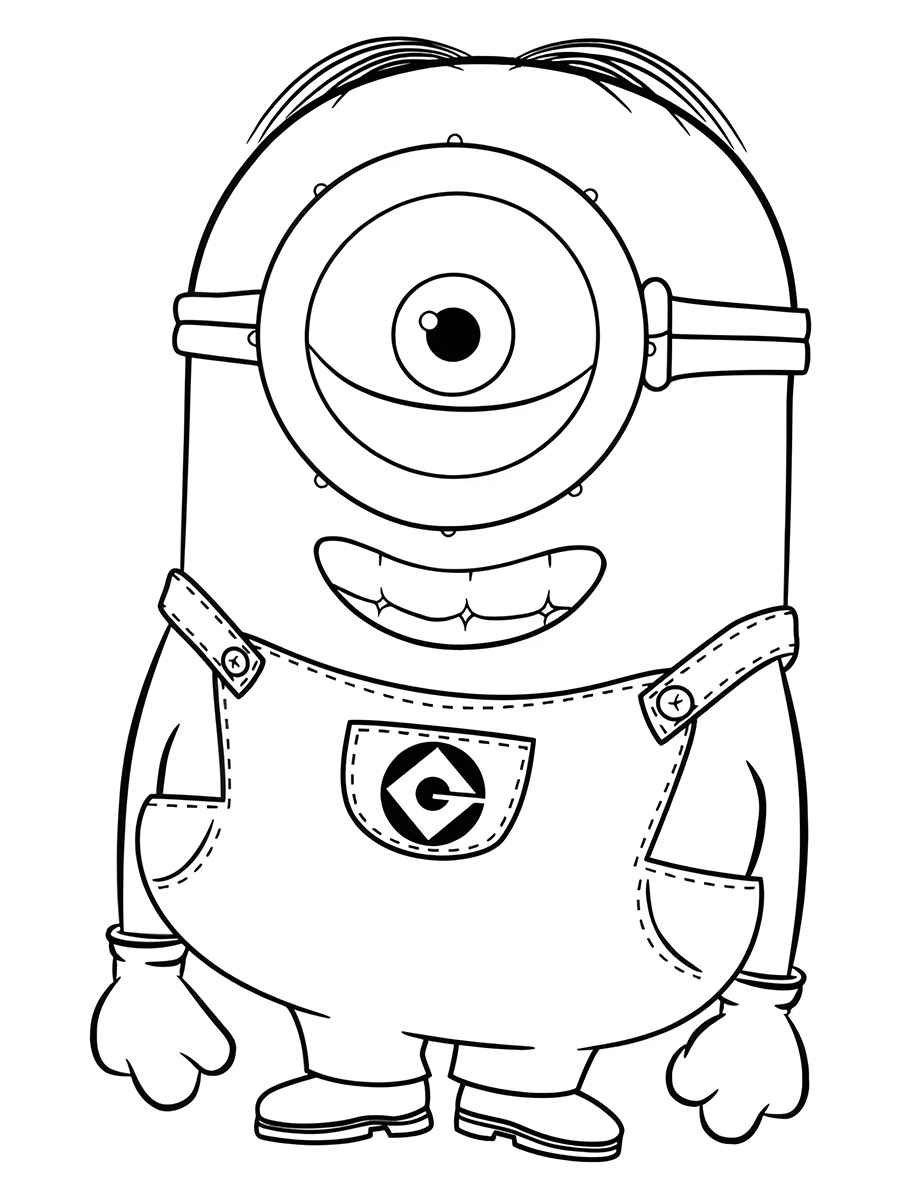 minions para colorir 25